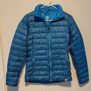 REI CO-OP Women’s Blue Down Puffer Jacket